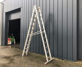 Ladder uitschuifbaar aluminium